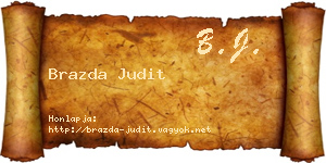Brazda Judit névjegykártya
